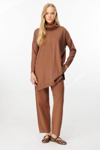 Ghisa Degaje Yaka Tunikli İkili Triko Takım-4158