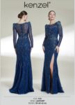 Kenzel Özel Tasarım Taşlı Abiye Elbise-9131