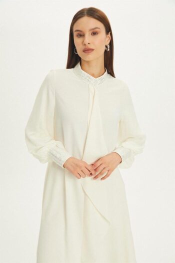 Zühre Kol Taş Detaylı Tunik-1340