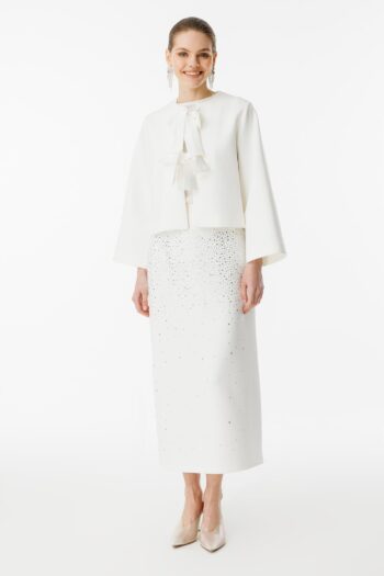 Ghisa Eteği Taş Detaylı İkili Takım-3090