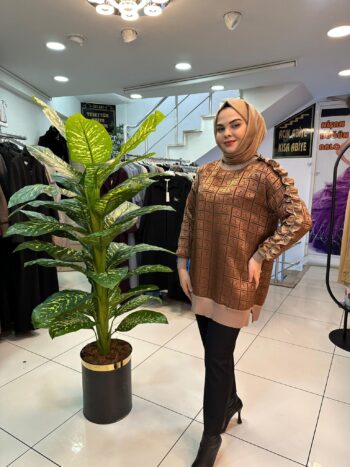 Ghisa Fırfır Detaylı Tunik-4826