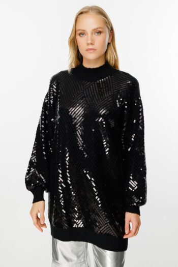 Ghisa Payet Detaylı Triko Kazak-241519