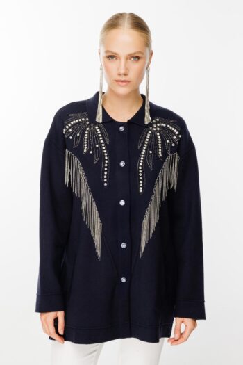 Ghisa Taş İşleme Ceket-3899