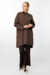 Ghisa Yanları Düğme Detaylı Triko Tunik-4656