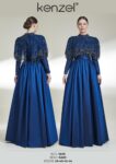Kenzel Büstiyeri Taş Abiye Elbise-9200