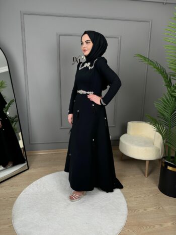 My Dreams Yaka Taş Detaylı  Ravza Abiye