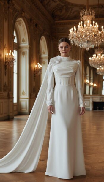 My Dreams Yaka Ve Kol Çiçek Detaylı Abiye Elbise Afife