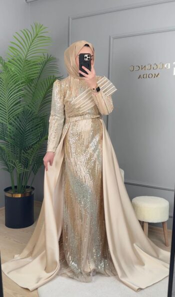 Pınar Şems Cevher Abiye Elbise