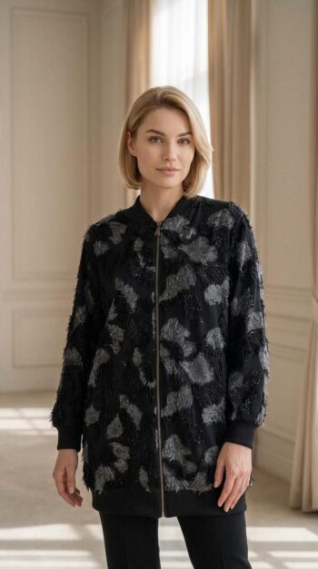 Solis Payet Detaylı Bomber Ceket-9250