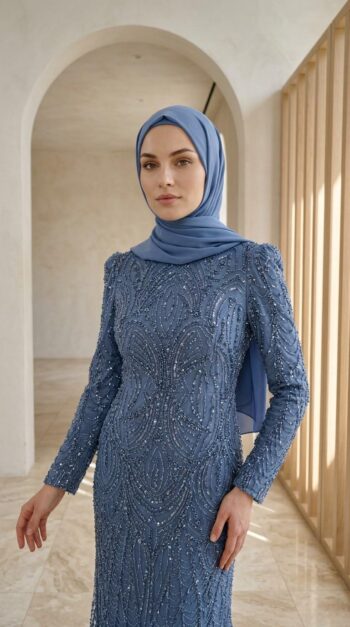 Suenna Taş İşlemeli Abiye Elbise-385